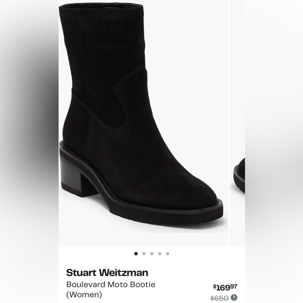 Stuart Weizman Boulevard Moto Bootie